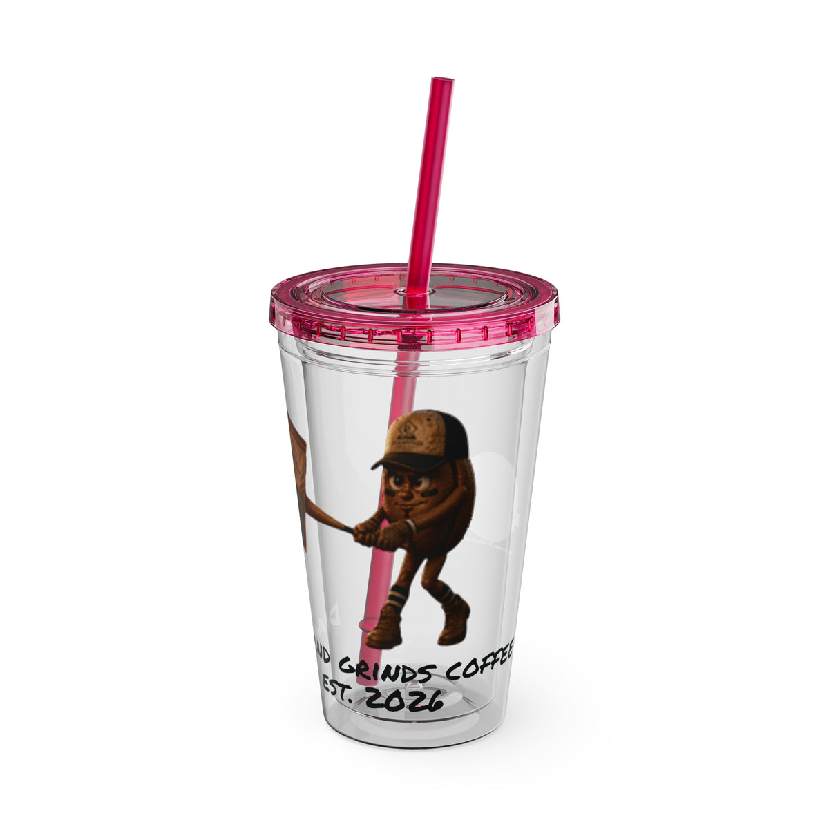 Sunsplash Tumbler with Straw, 16oz