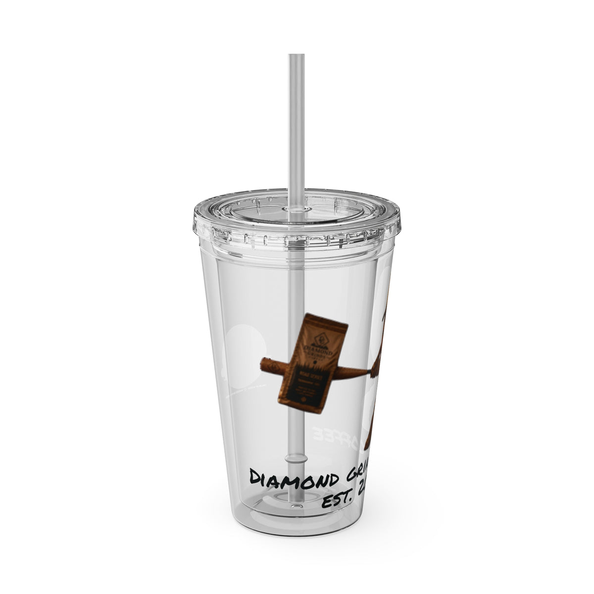 Sunsplash Tumbler with Straw, 16oz